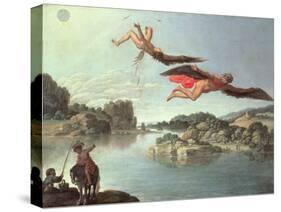 The Fall of Icarus-Carlo Saraceni-Stretched Canvas