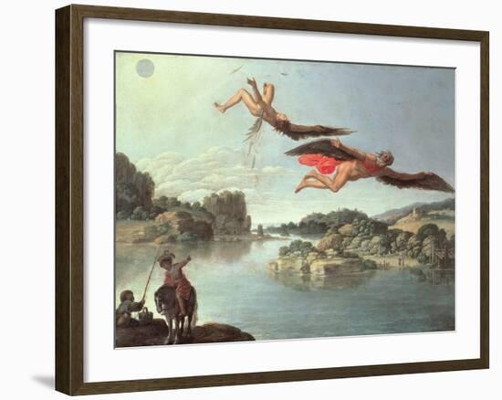 The Fall of Icarus-Carlo Saraceni-Framed Giclee Print