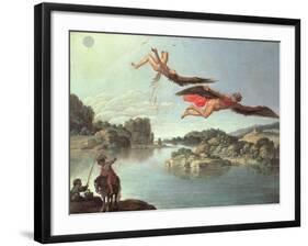 The Fall of Icarus-Carlo Saraceni-Framed Giclee Print