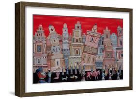 The Fall of Jericho, 1996-Tamas Galambos-Framed Giclee Print