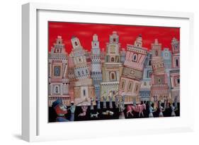 The Fall of Jericho, 1996-Tamas Galambos-Framed Giclee Print