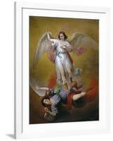 The Fall of Lucifer, 1840-Antonio Maria Esquivel-Framed Giclee Print