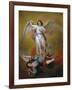The Fall of Lucifer, 1840-Antonio Maria Esquivel-Framed Giclee Print