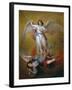 The Fall of Lucifer, 1840-Antonio Maria Esquivel-Framed Giclee Print