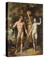 The Fall of Man, 1592-Cornelis Cornelisz van Haarlem-Stretched Canvas
