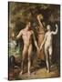 The Fall of Man, 1592-Cornelis Cornelisz van Haarlem-Stretched Canvas