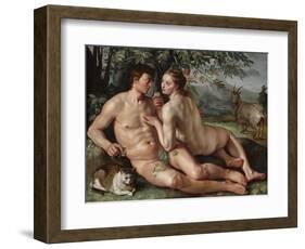 The Fall of Man, 1616-Hendrik Goltzius-Framed Giclee Print