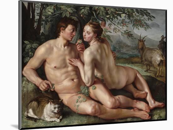 The Fall of Man, 1616-Hendrik Goltzius-Mounted Giclee Print