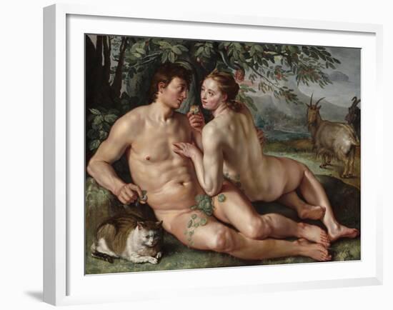 The Fall of Man, 1616-Hendrik Goltzius-Framed Giclee Print