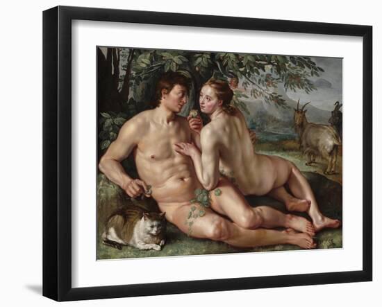 The Fall of Man, 1616-Hendrik Goltzius-Framed Giclee Print