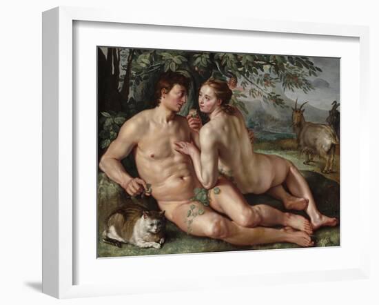 The Fall of Man, 1616-Hendrik Goltzius-Framed Giclee Print