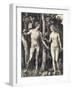 The Fall of Man (Adam and Eve)-Albrecht Dürer-Framed Giclee Print