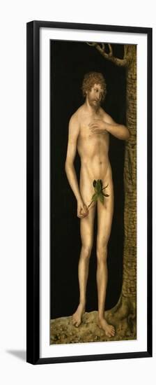 The Fall of Man: Adam - Lucas Cranach, the Elder (1472-1553). Oil on Wood, Ca 1510-1520. Dimension-Lucas the Elder Cranach-Framed Premium Giclee Print