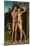 The Fall of Man, after 1537-Lucas Cranach the Elder-Mounted Premium Giclee Print