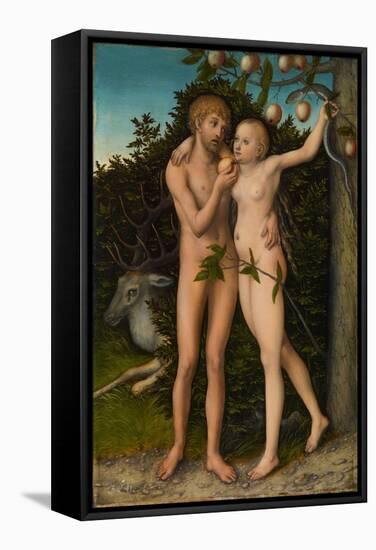 The Fall of Man, after 1537-Lucas Cranach the Elder-Framed Stretched Canvas