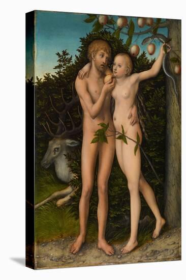 The Fall of Man, after 1537-Lucas Cranach the Elder-Stretched Canvas