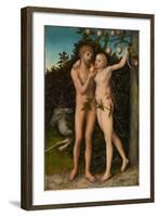 The Fall of Man, after 1537-Lucas Cranach the Elder-Framed Giclee Print