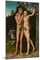 The Fall of Man, after 1537-Lucas Cranach the Elder-Mounted Giclee Print