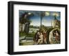 The Fall of Man and Redemption, about 1529-Lucas Cranach the Elder-Framed Giclee Print