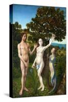 The Fall of Man and the Lamentation-Hugo Van Der Goes-Stretched Canvas