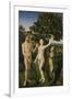 The Fall of Man, (Left Panel of a Diptych)-Hugo van der Goes-Framed Giclee Print