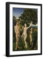 The Fall of Man, (Left Panel of a Diptych)-Hugo van der Goes-Framed Giclee Print