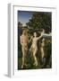 The Fall of Man, (Left Panel of a Diptych)-Hugo van der Goes-Framed Giclee Print