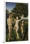 The Fall of Man, (Left Panel of a Diptych)-Hugo van der Goes-Framed Giclee Print