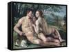 The Fall of Man-Hendrik Goltzius-Framed Stretched Canvas