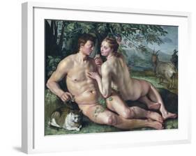 The Fall of Man-Hendrik Goltzius-Framed Giclee Print