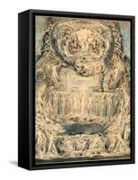 The Fall of Man-William Blake-Framed Stretched Canvas