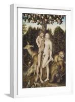 The Fall of Man-Lucas Cranach the Elder-Framed Giclee Print