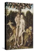 The Fall of Man-Lucas Cranach the Elder-Stretched Canvas