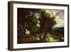 The Fall of Man-Jan Brueghel the Elder-Framed Giclee Print