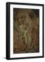 The Fall of Manna Tapestry Based on Cartoon by Pieter Paul Rubens-null-Framed Giclee Print