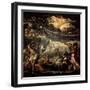 The Fall of Manna-Jacopo Robusti Tintoretto-Framed Premium Giclee Print