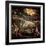 The Fall of Manna-Jacopo Robusti Tintoretto-Framed Giclee Print