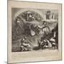 The Fall of Napoleon - Cartoon of the Fall of Italy, 1814-null-Mounted Giclee Print