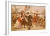 The fall of New Amsterdam, 1932-Jean Leon Gerome Ferris-Framed Giclee Print