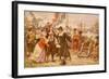 The fall of New Amsterdam, 1932-Jean Leon Gerome Ferris-Framed Giclee Print