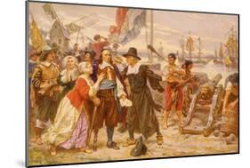 The fall of New Amsterdam, 1932-Jean Leon Gerome Ferris-Mounted Giclee Print