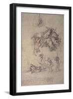 The Fall of Phaethon, 1533-Michelangelo Buonarroti-Framed Giclee Print