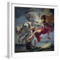 The Fall of Phaeton, 17th Century, Flemish School-Jan van Eyck-Framed Giclee Print