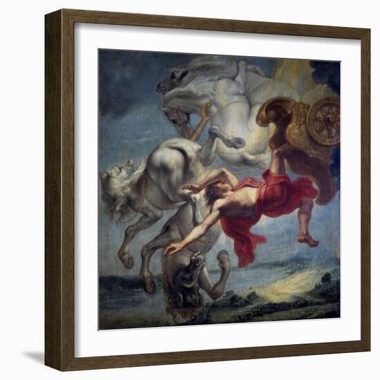 The Fall of Phaeton, 17th Century, Flemish School-Jan van Eyck-Framed Giclee Print