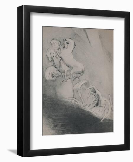 'The Fall of Phaeton', late 19th century, (1946)-Odilon Redon-Framed Giclee Print