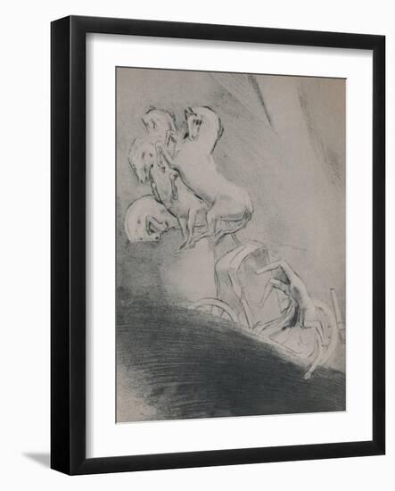 'The Fall of Phaeton', late 19th century, (1946)-Odilon Redon-Framed Giclee Print