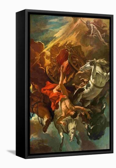 The Fall of Phaeton-Sebastiano Ricci-Framed Stretched Canvas