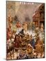 The fall of Samaria - Bible-William Brassey Hole-Mounted Giclee Print