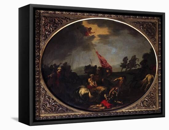 The Fall of St Paul-Michelangelo Cerquozzi-Framed Stretched Canvas