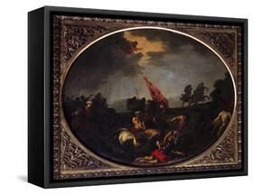 The Fall of St Paul-Michelangelo Cerquozzi-Framed Stretched Canvas